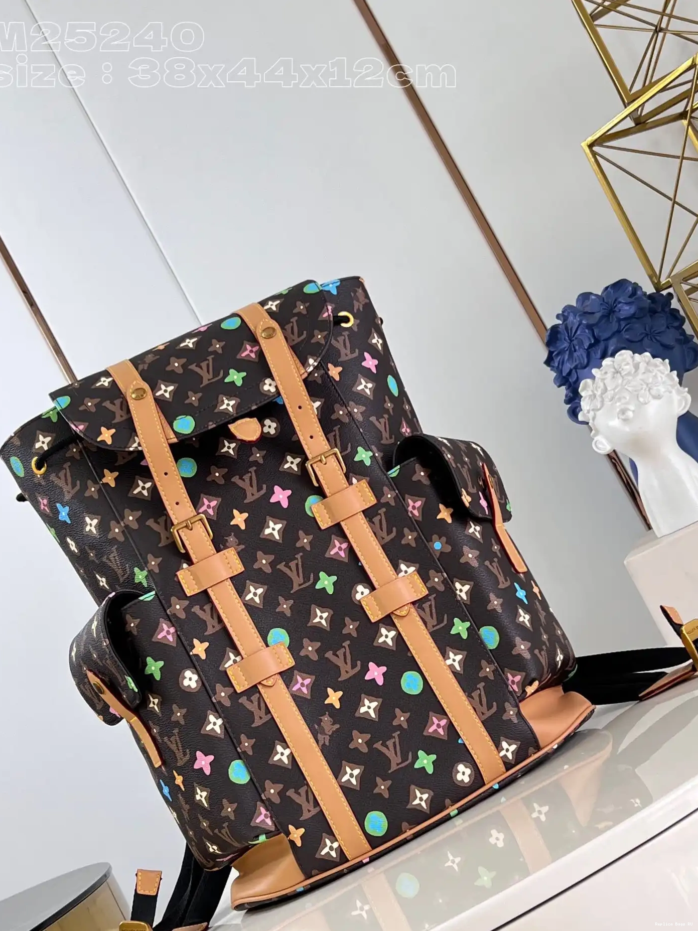 Backpack Vuitton Louis Christopher MM-38*44*12.5CM 0608